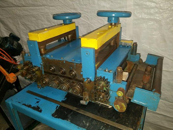 Used Standard 10" Stock Straightener Camber Leveler Roll Feed For Metal Stamping