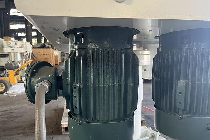 Used 5 GALLON MOREHOUSE COWLES TRIPLE SHAFT VACUUM MIXER - VISCOMAX 3V-5-5-3X - S/S - VACUUM - JACKETED