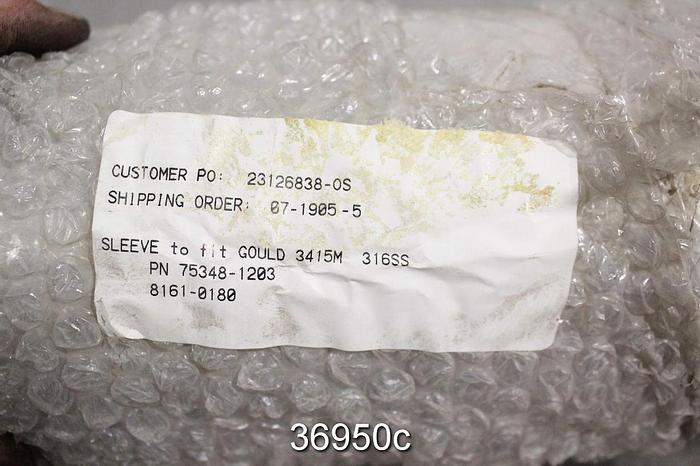 Unused Goulds 3415 M 14x16x22 Pump Shaft Sleeve, No. 7538 1203 #36950