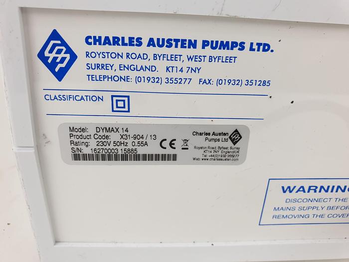 Used Charles Austen Dymax 14 Air pump