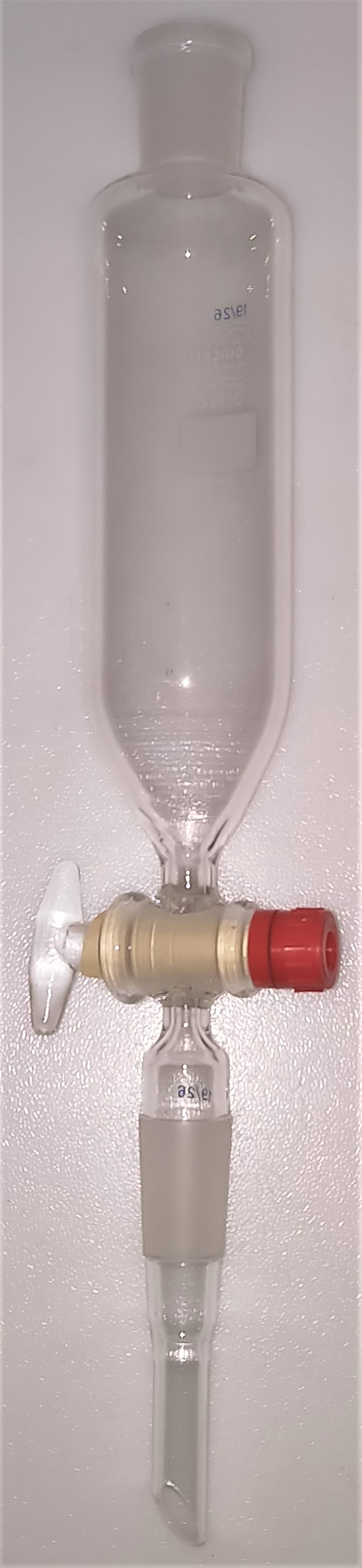 Used QuickFit D1/22GP Dropping Funnel with GP Rotaflo Stopcock - 100mL