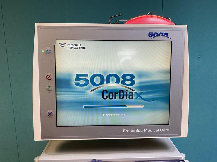 Used Fresenius 5008 Cordiax Dialysegerät 40843h software Version V4.58