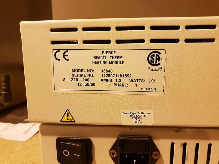 Used Pierce Reacti-Therm 18840 Heat Block