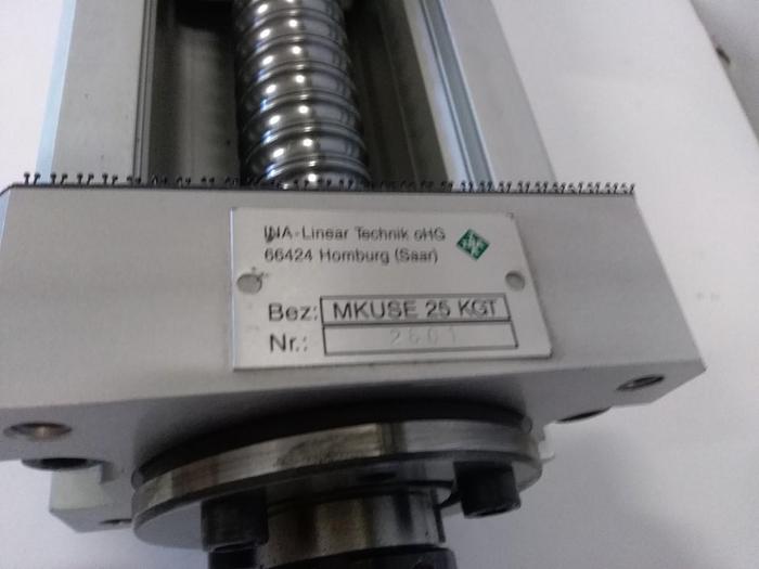 Linearmodul mit Kugelrollenspindel MKUSE 25 KGT, INA,  neuwertig