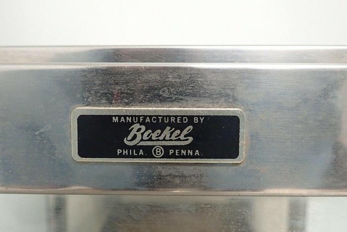 Used Boekel Stainless Steel And Glass Desiccator Cabinet
