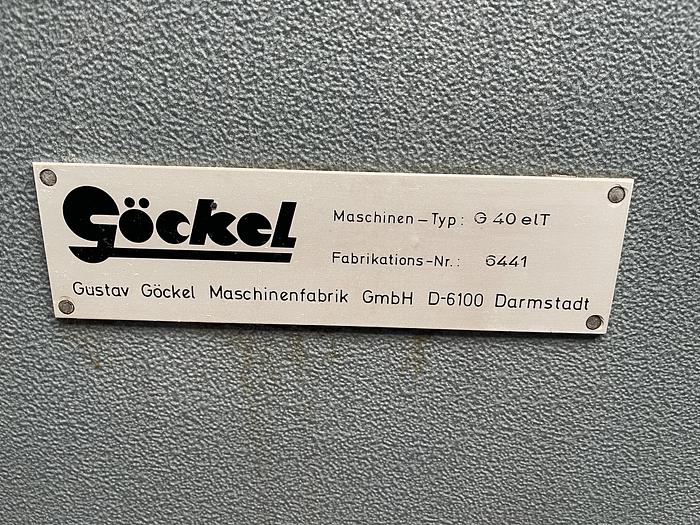 Da sistemare Affilatrice per Lame NC GOCKEL G40 el T