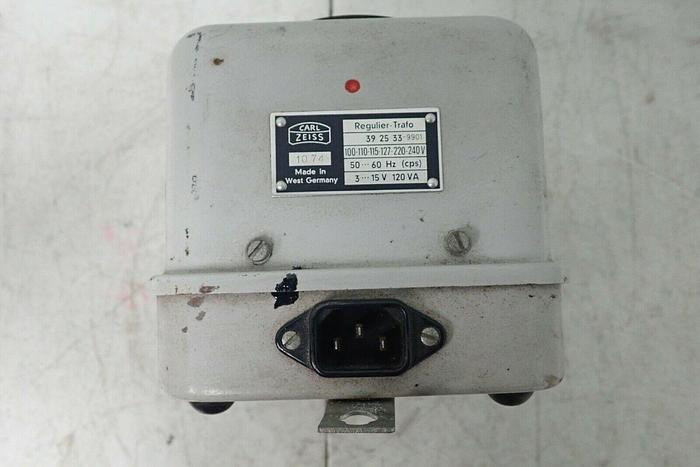 Used Carl Zeiss 39 25 33 Transformator Laboratory Illuminator Power Supply