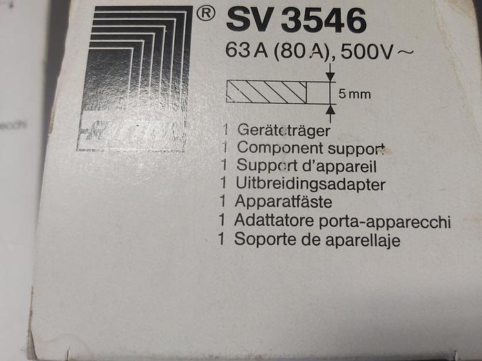 Bandeja para 5 equipos, SV 3546, 63A, 500V, Rittal, como nueva