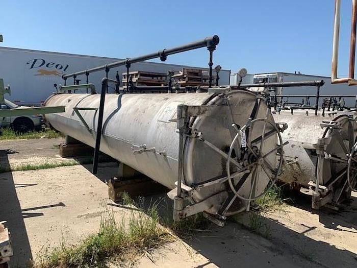 Used Reid Double Door Horizontal Retort 54" Dia. x 28' Long