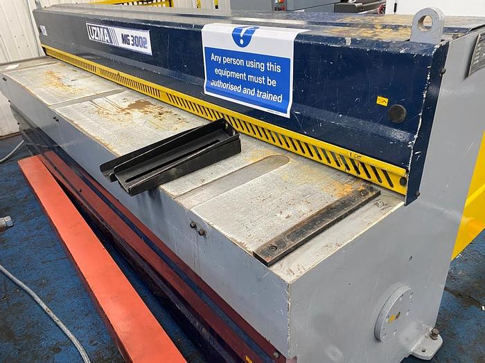 Used 2018 Uzma MG 3002 Mechanical Guillotine Shears