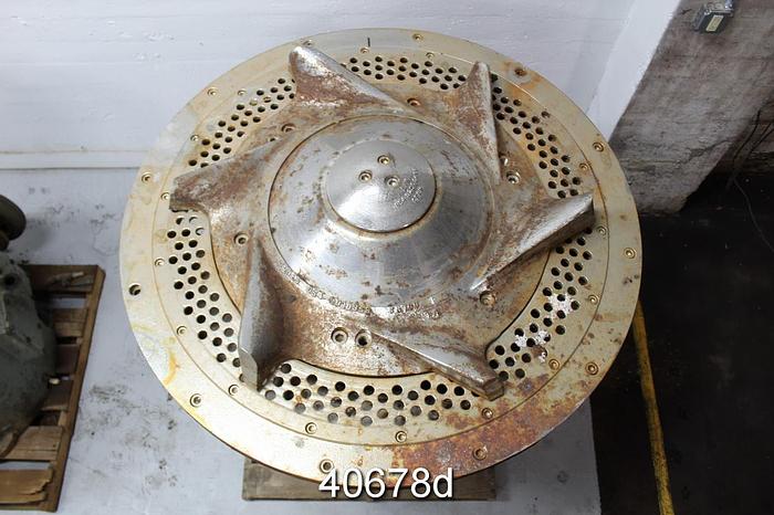 Used Beloit Model 3396 Shark Pulper Drive, Stainless Steel Rotor #40678