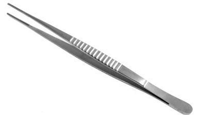 Used Forceps Tissue Dissecting Atraumatic DeBakey 2.8mm Wide Vascular 200mm (8in)