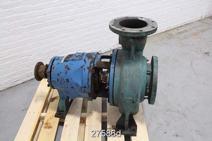Used Goulds 3175 Goulds 3175 M, 8X10X14, 6 Vane Impeller, 13 1/2" Impeller Diameter, Stainless Steel Impeller, Stainless Steel Casing, Stainless Steel Stuffing Box, Stainless Steel Suction Side Plate, Dynamic Seal. #27586