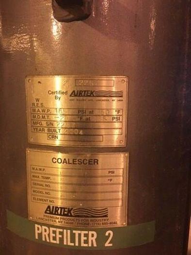 Refurbished Airtek regenerative desiccant compressed Air dryer heated blower purge 2200 CFM