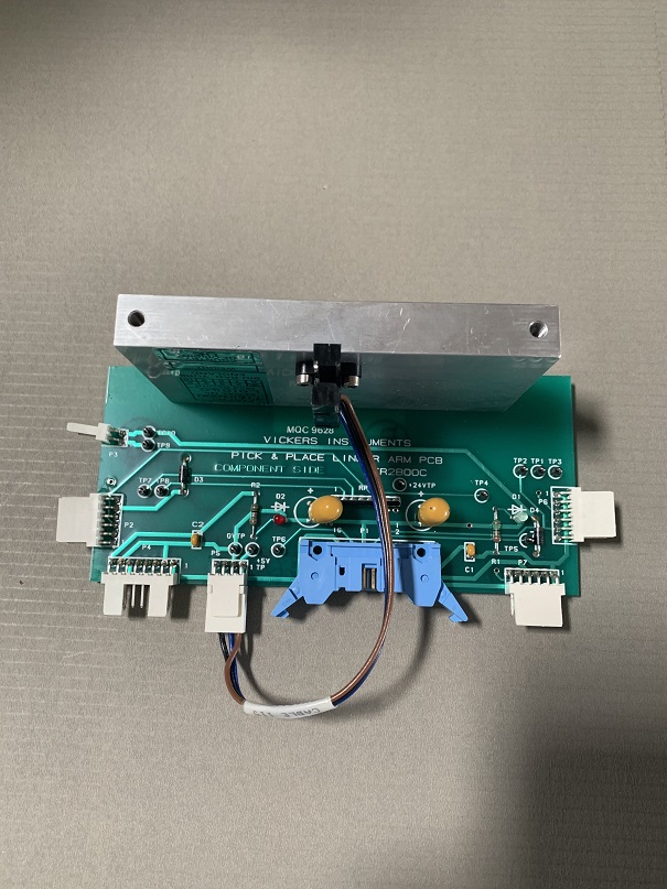 Used Bio-Rad Y7602000 Vickers Instruments Pick & Place Linear Arm PCB PER2B00C