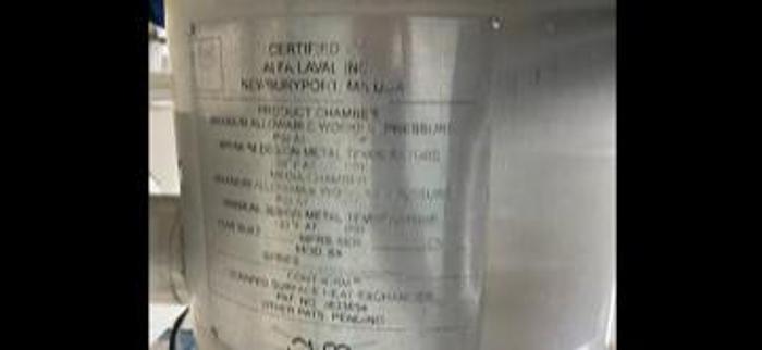 Used (2) Alfa Laval Contherm
