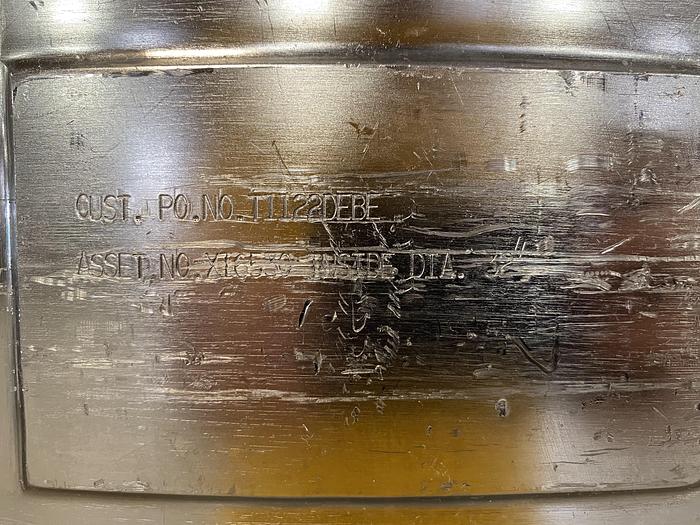 Used Precision 500 Liter Stainless Steel Insulated Mixing Tank w/ PharMix Agitator