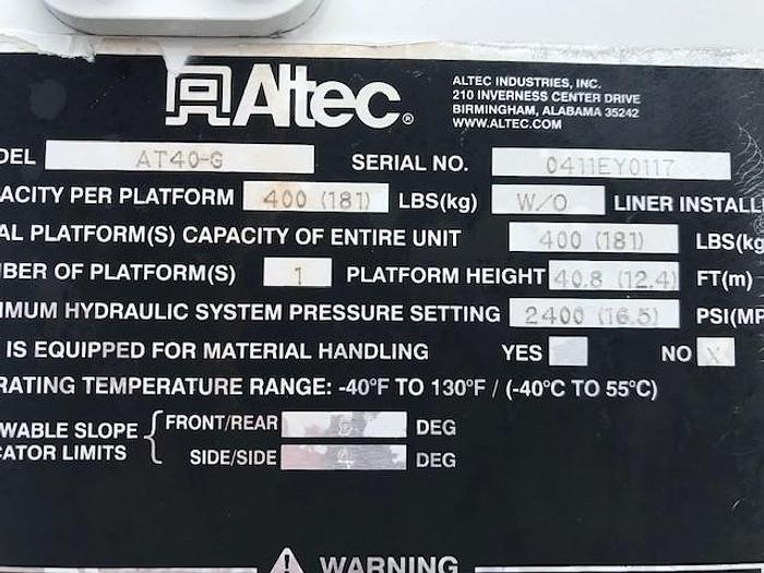 Used 2011 Ford F550 Altec AT40G 45ft Bucket Truck - C25299