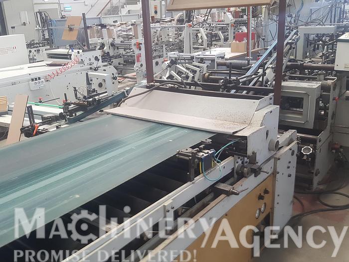 Used 1984 Bobst DOMINO 110-M Folder gluer 4+6 corners