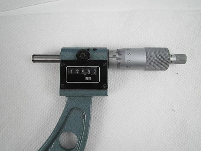 Used Mitutoyo Digit Outside Micrometer w/ Standard Code # 193-108 175-200mm, .01 mm