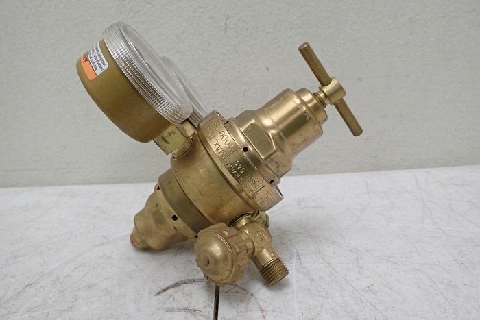 Used Victor Equipment Co. Model 7-0262 Compressed Gas Regulator