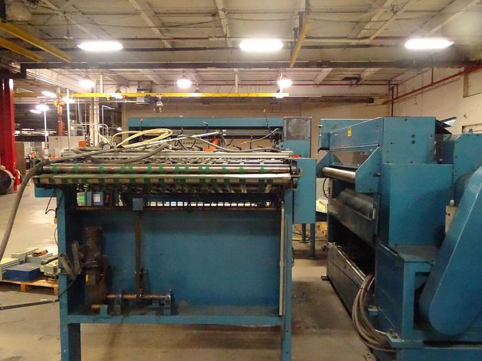 Used 62" (1.60M) MAXSON SDFK ROTARY KNIFE SHEETER 11" - 40" CUT OFF 300 FPM