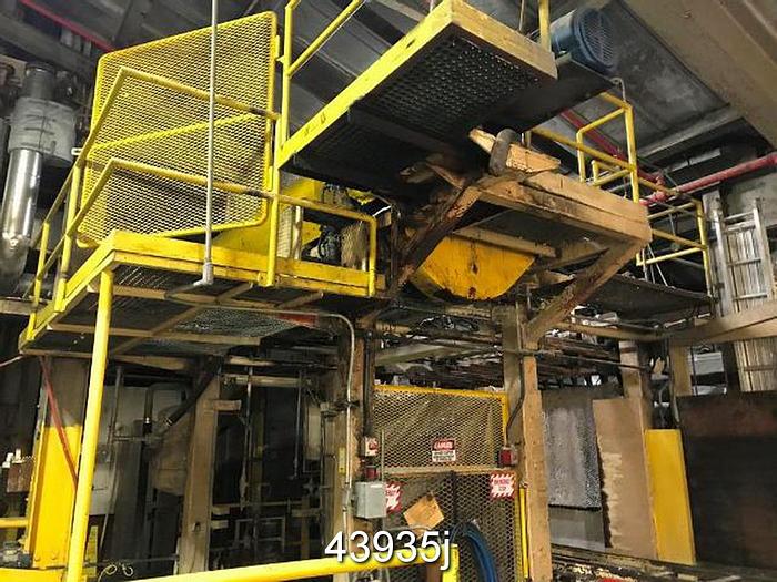 Used Andritz Wet Lap Line. 80" Belt Press with Steel Frame #43935