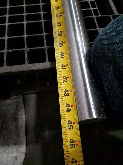 Used Stainless Steel Motor Drive Shaft with keyways 2-1/4" Dia. x 45"