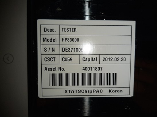 Used 2012 Advantest HP83000