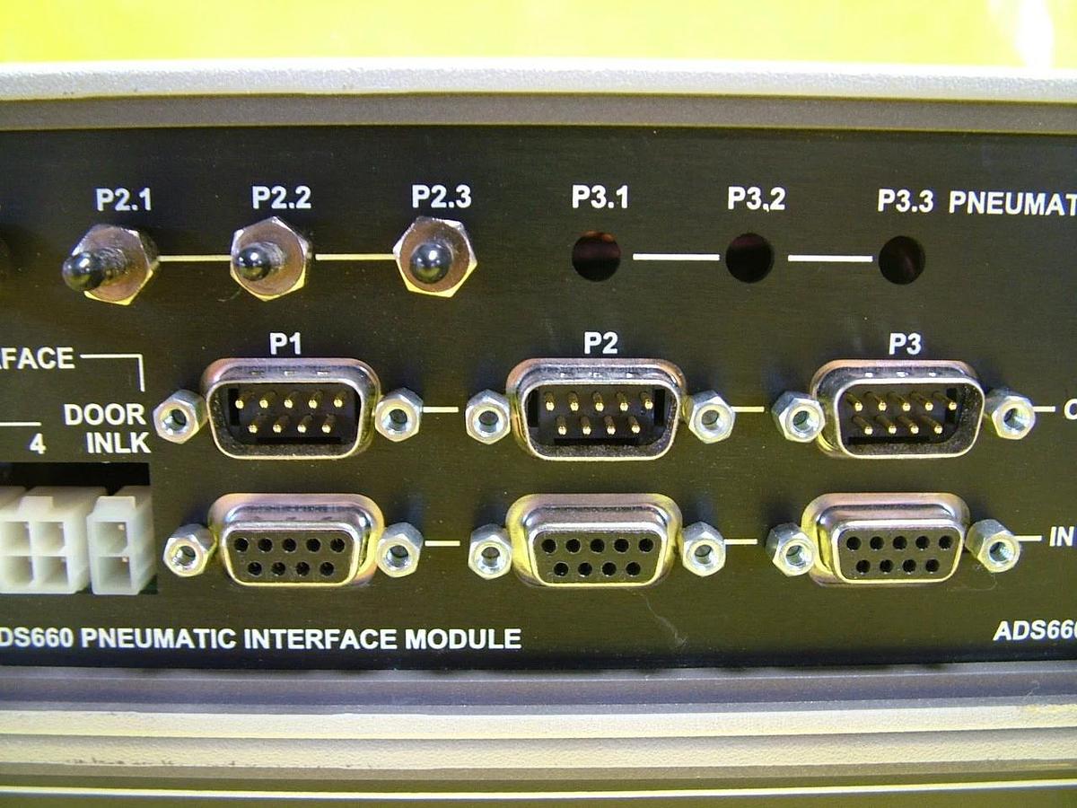 Used Cybor ADS660-00 Control Module Pneumatic Interface ADS660-12 Working Surplus