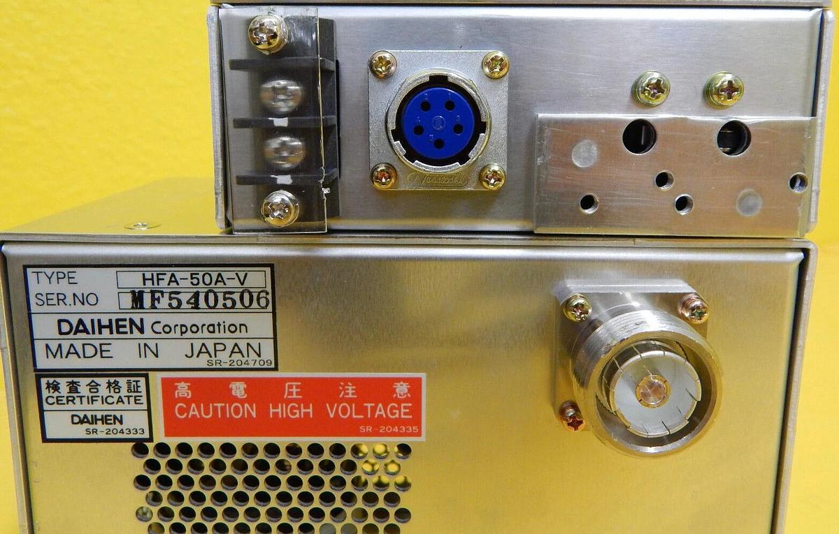 Used Daihen HFA-50A-V RF Match TEL Tokyo Electron 3D80-000157-V2 Working Surplus