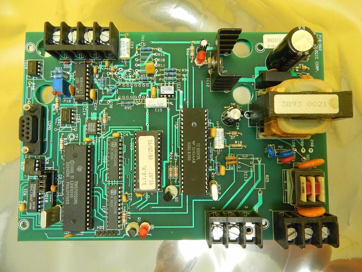 Used Thermalogic 718-562 Fluid Temperature Station Board PCB SVG 121-188 Used