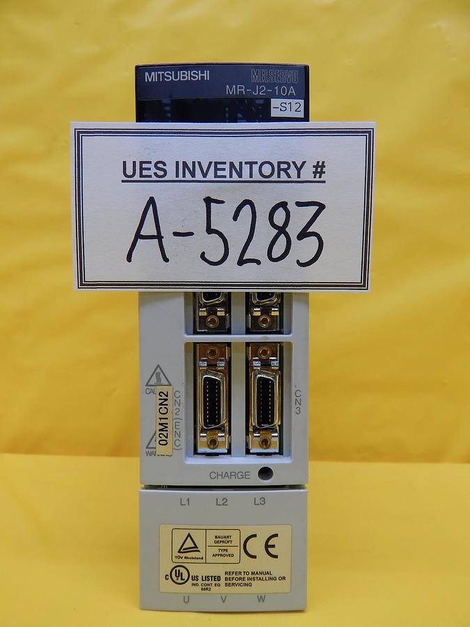 Used Mitsubishi MR-J2-10A-S12 AC Servo Drive MELSERVO Used Working