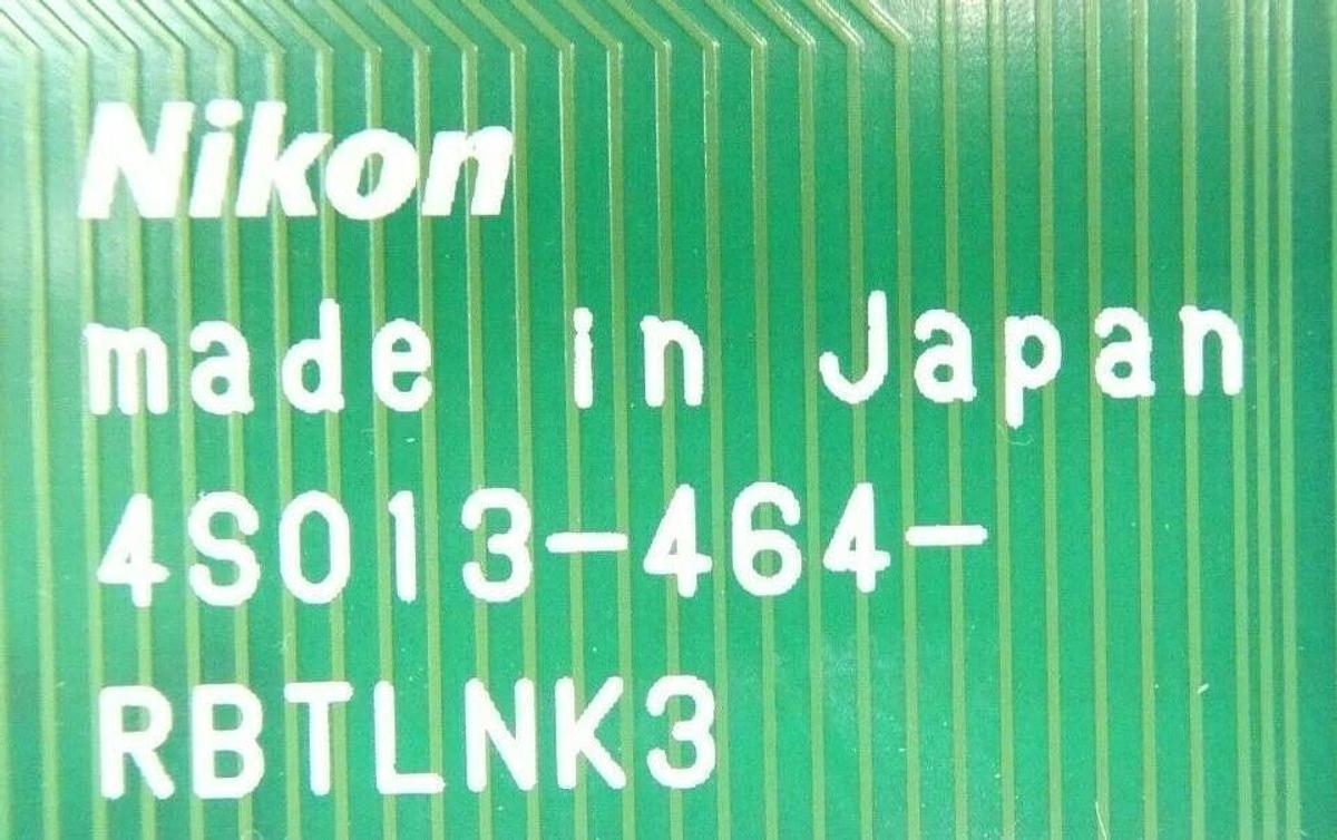 Used Nikon 4S013-464 Robot Link Board PCB RBTLNK3 NSR-S307E Bent Pins Untested As-Is