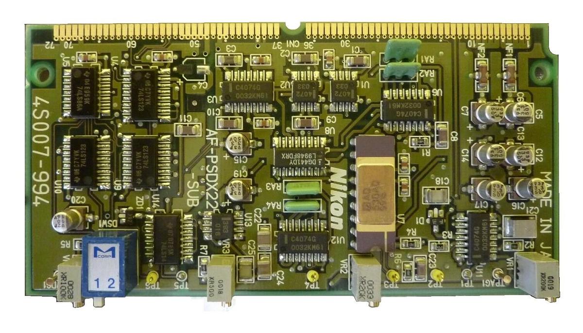 Used Nikon 4S007-994 Interface Board PCB AF-PSDX22-SUB NSR-S204B Step-and-Repeat Used