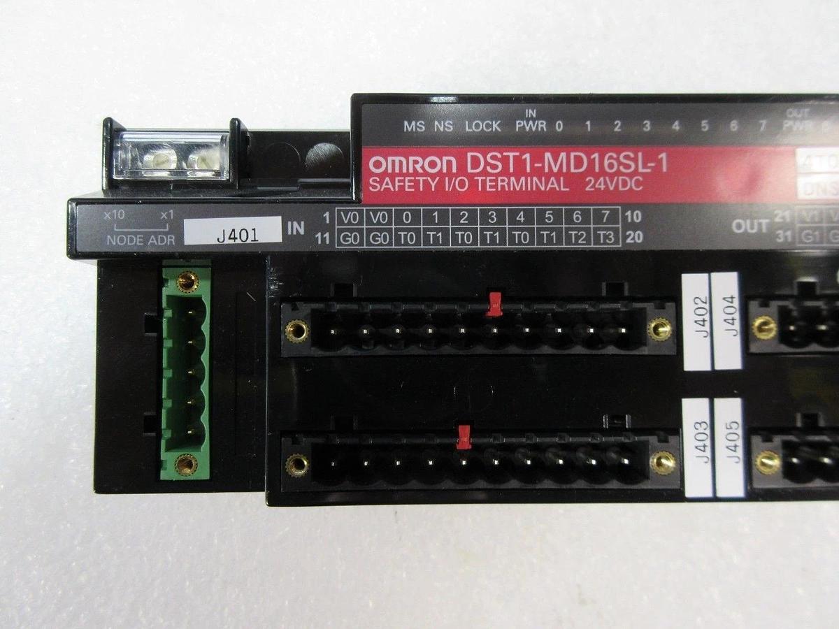 Used Omron DST1-MD16SL-1 Safety I/O Terminal Nikon 4T080-731-3 Lot of 5 Working