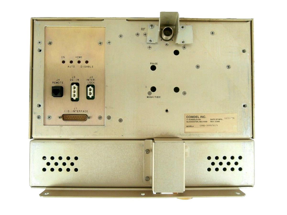 Used Comdel CPMX-3000/RJ/4 RF Matching Network Lam Research FPD Working