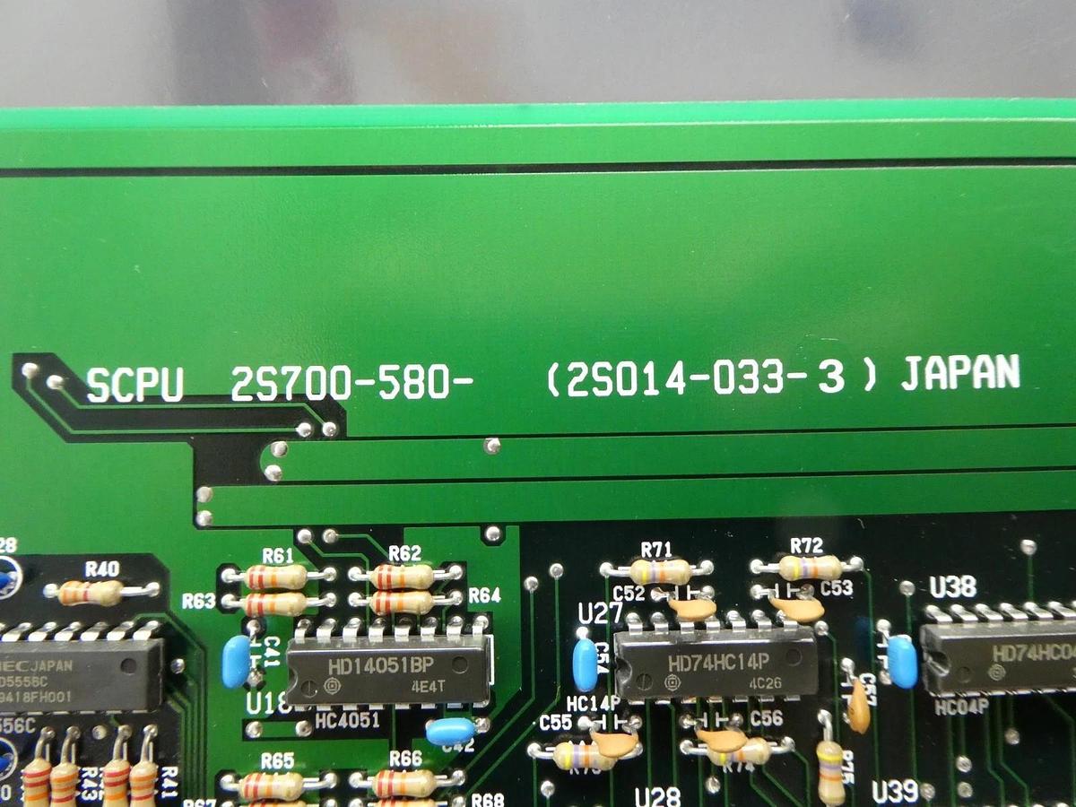 Used Nikon Precision 2S700-580 SCPU Processor PCB Card VME 2S014-033 Working