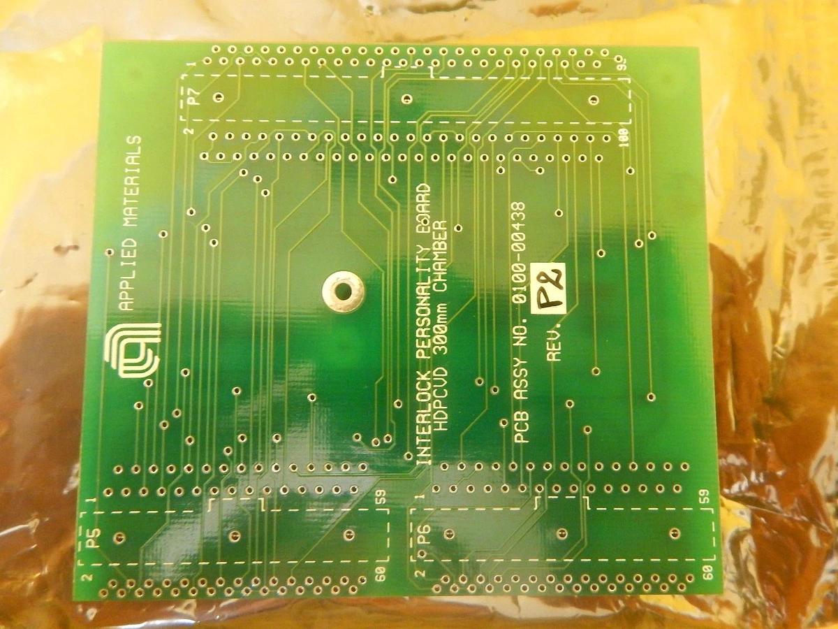 Used AMAT Applied Materials 0100-00438 Interlock Personality Board PCB Used Working