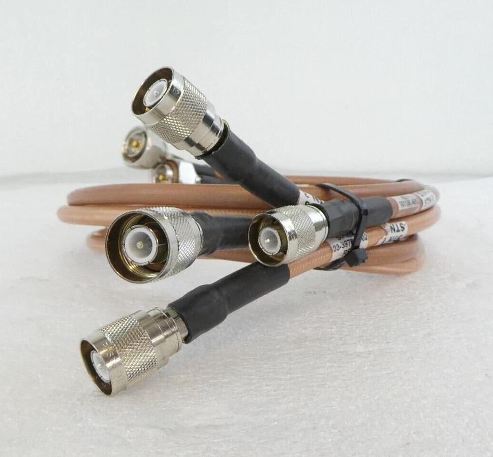 Used Novellus SIRF RF Generator Cable Set of 4 03-397614-01 03-397614-04 Working
