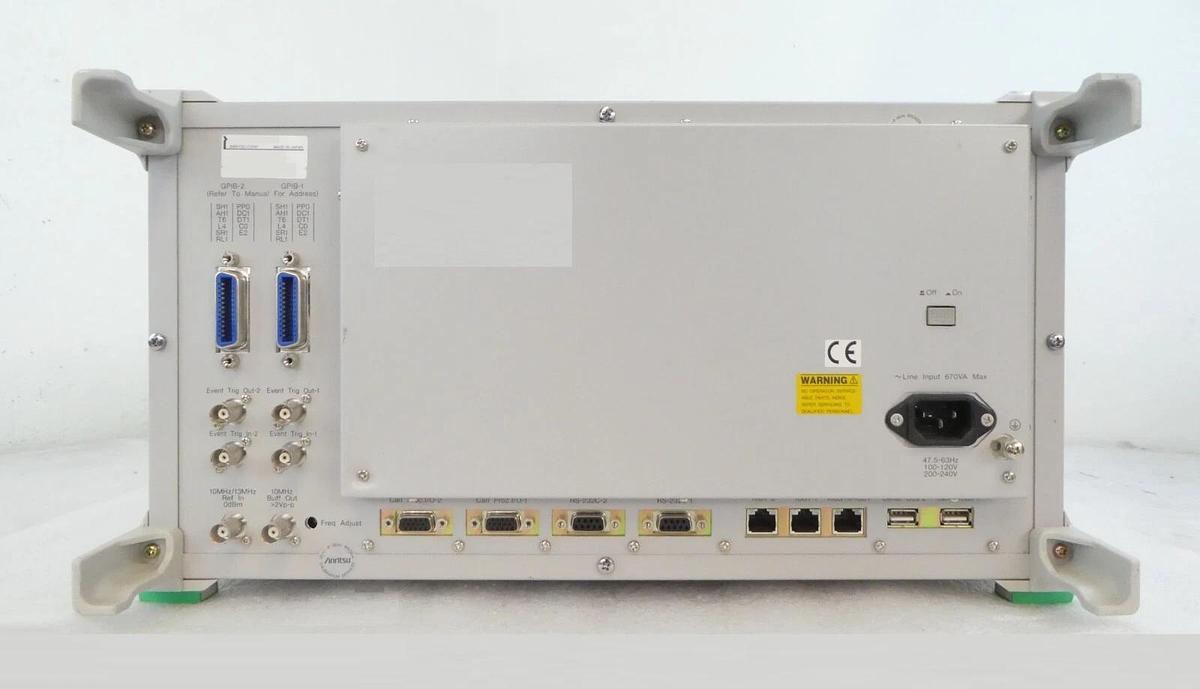 Used Anritsu MT8820A Radio Communication Analyzer 30MHz-2.7GHz Bent Connectors Spare