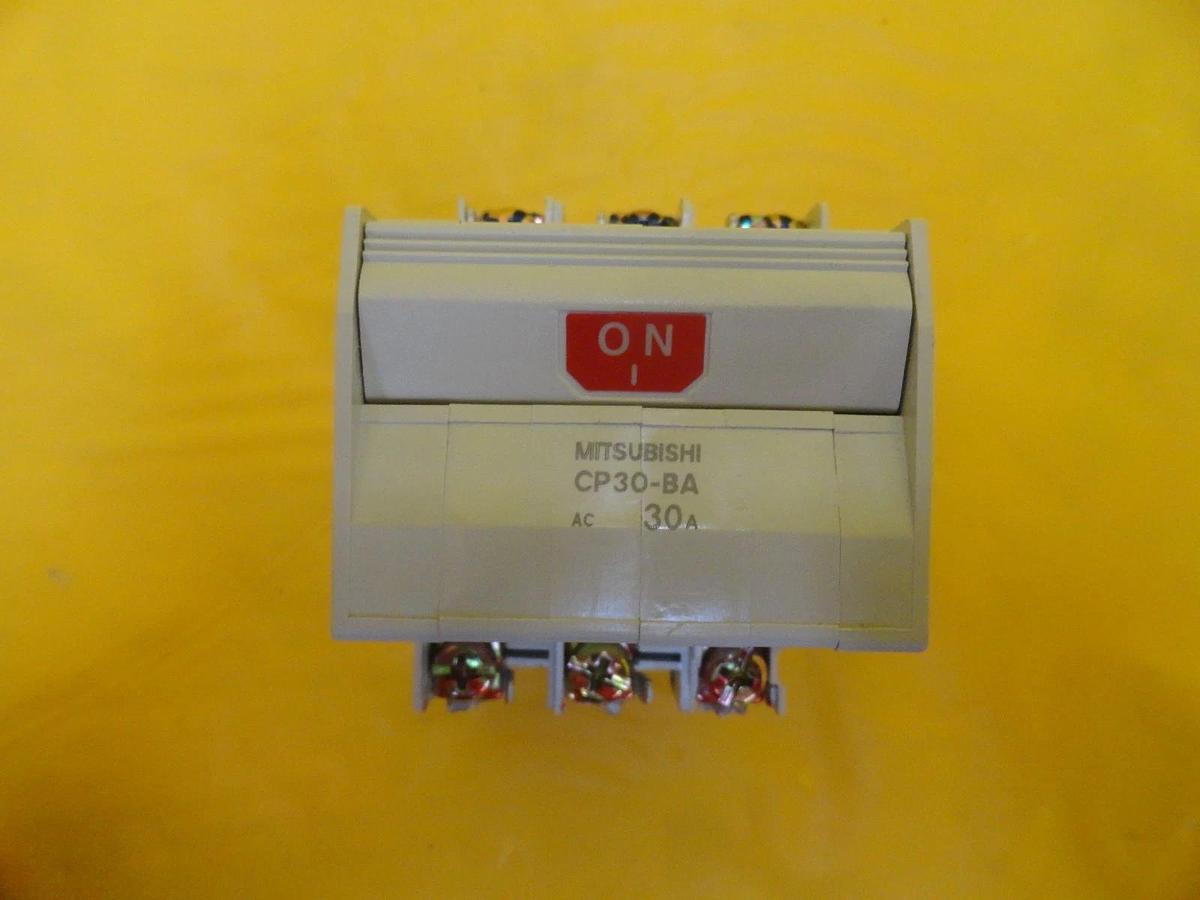 Used Mitsubishi CP30-BA Circuit Protector 3-Pole 30A Reseller Lot of 10 Used Working