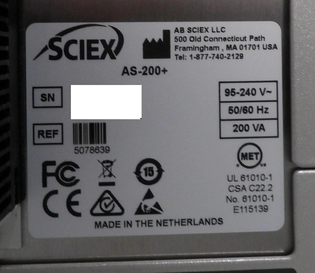 Used AB Sciex 5078639 Autosampler Assembly Module AS-200 ExionLC 2.0 Untested As-Is
