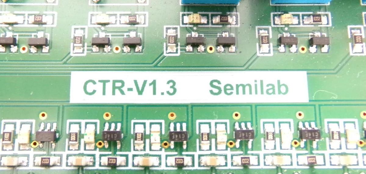 Used Semilab CTR-V1.3 System Interface PCB Assembly SE-2100 Working Surplus