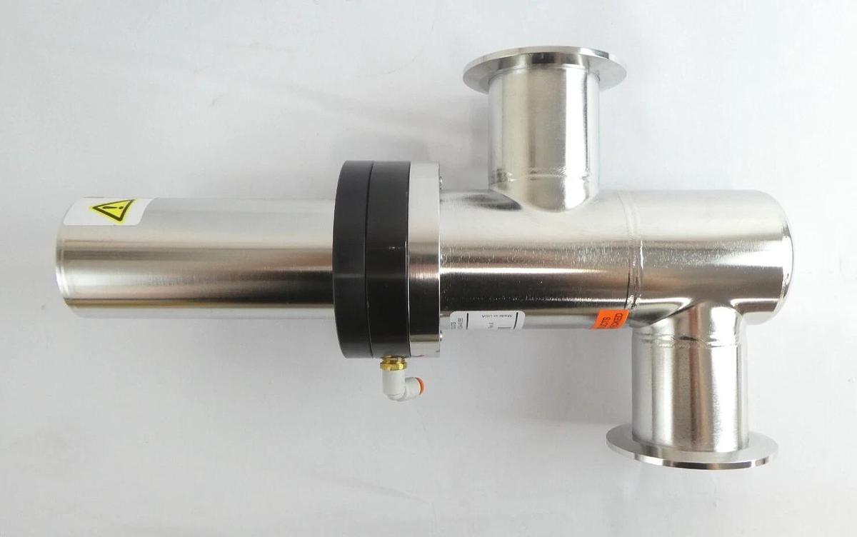 Used Nor-Cal Products 3870-01331 Pneumatic Angle Valve 300mm AMAT Producer Working
