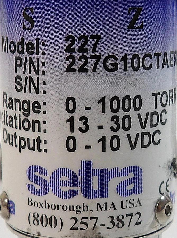 Used Setra 227 Series Pressure Sensor Reseller Lot of 12 Working Surplus