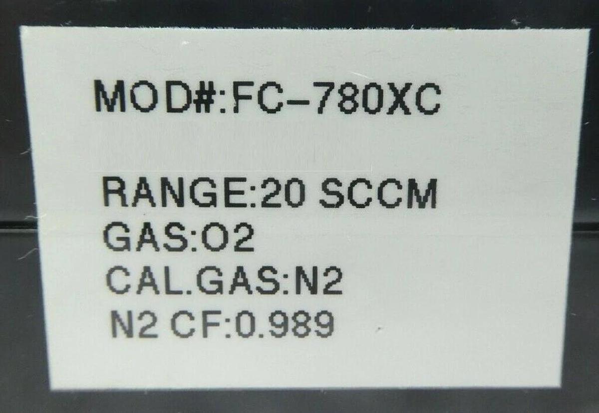 Used Aera FC-780XC Mass Flow Controller MFC 20 SCCM O2 Working Surplus