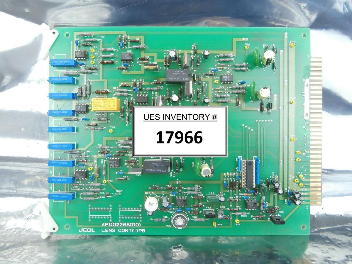 Used JEOL AP002268(00) Processor Board PCB Card LENS CONT(1)PB KI JSM-6400F Used