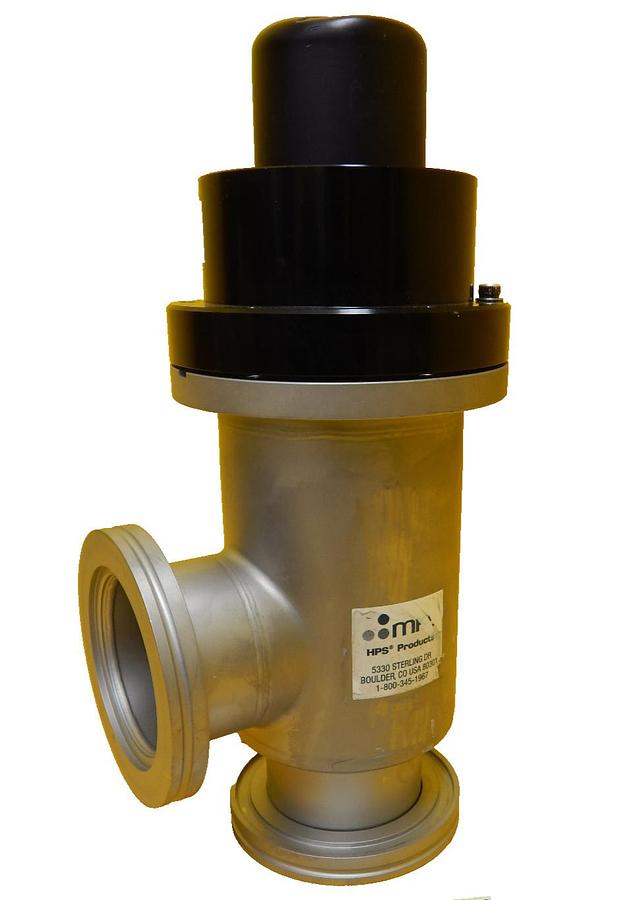 Used MKS Instruments 152-1063P Pneumatic Right Angle Valve Working Surplus