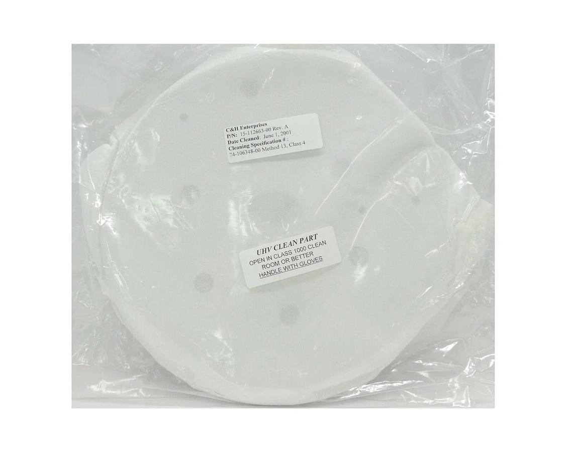 Refurbished Novellus 15-112663-00 Heat Exchanger Showerhead Cap Rev. A OEM Refurbished
